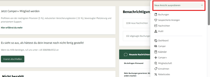 neue Ansicht